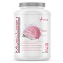 Metabolická výživa - svalovina - Mliečny koktejl, Srvátková vysoká bielkovinová náhrada, Udržiavacia výživa, Nízka karb, Keto Diet, Tráviace enzýmy, Strawberry, 5 libra (50 s)