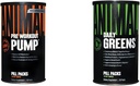 Živočíšna pumpa Preworkout Greens Greens, Probiotiká a Trávenie Doplnok 30 Počet Bundle