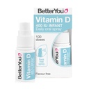 BetterYou D400 Dojčenie Vitamín D perorálny sprej - Pohodlná alternatíva pre tablety - Špeciálne pre deti do 3 rokov - Jednoduchá a čistá formulácia - Vital pre rozvoj detí - 0.5 oz