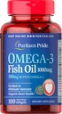 Puritáni Pride Omega-3 Fish Oil 1000 Mg, 100 Počet