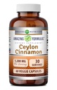 Amazing Formulates Ceylon škorica 1200 Mg Supplement 