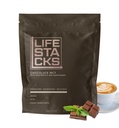 LIFESTACKS Focus Chocolate Coffee Creamer for Energy - MCT Powder + Nootropics + Adaptogény - zvýšenie produktivity bez nervov alebo krachu - Keto, Vegan, 0 Cukor - s taurine, L-Tyrosine, Rhodiola
