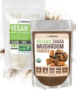 XPRS Nutra Organic Chaga Powder 4 Ounce s veľkosťou 00 predseparované prázdne kapsuly (100 gróf)