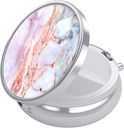 Nipichsha Pill Box, Malá tabletka Prípad pre Purse & Pocket, Cute Travel Medicine Organizátor, Prenosná medicína Kontajner držiak držať vitamíny, Lieky, Rybí olej a doplnky, Mramor ružová