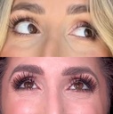NutraLash by Nutralux Brow and Lash Grow Serum s organickými zložkami Pre citlivé oči - nedráždivý: Castor Oil (bez hexánu) + Vitamín E + Keratín + Biotin, Peptidy, Swertia Japonica Extract, Pumpkin Seed Oil, Acorus Calamus Root Extract, Panax Ginseng Extract, Pentylene Glycol klimatizácia pre rast vlasov
