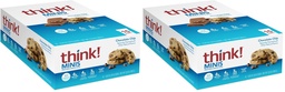 Mysli! MINIS Proteínové tyčinky, bezlepkové, čokoládové Chip, 15 grófov (Pack of 2)