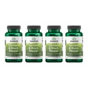 Swanson Turmeric & Black Pepper - Organic Joint Health, Heart Health, Digestion, & Pečeň podpora doplnok - Prírodný vzorec pre zvýšenú biologickú dostupnosť a absorpciu - (60 Veggie Kapsule) 4 balenie