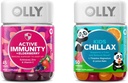 OLLY Gummy Active Imunity+Elderberry, 45 Gummy Deti Chillax, Magnézium Gummies, Lemon Balm, Pokojné žuvačky pre deti 4+, 50 Počet