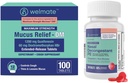 WELMATE Complete Cold & Allergy Relief Kit: Maximálna sila Nasal Dekongestant PE (200 tabliet) & Mucus Relief DM 1200mg Guaifenesin/60mg DXM (100 Ct) - Non-Drowsy Sinus, Kašeľ, a kongescia Relief
