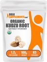 BulkSupplementments.com Organic Kudzu Root Extract Powder - Kudzu Root Supplement, Herbal Supplement - Gluten Free, 1,2g per Serving, 100g (3,5 oz) (Pack of 1)