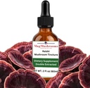 Reishi Tincture, Daily Supplement, Double Extracted for High Potency, 2 Fl oz, 60 dávok