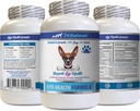 Očná starostlivosť o psy - Psy Očné Zdravie Formula - Advanced Eye Support Complex - VETS Odporúčané, Pes Cranberry, Očná vízia Dodatok pre psy, Dodatok pre starostlivosť o oči, Očná podpora Vitamíny 1Bot 60Tabs