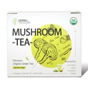 WL Bylinný poklad Huba zelený čaj s Lions mane Reishi Cordyceps Chaga 15 Count