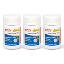 Rugby Meclizine Žuvacie tablety 25 mg - Anti-nauzea Medicína Pomáha s pohybovou chorobou - 100 Počet (3 balenia)