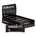 Wellcome Salted Caramel Marine Collagen Protein Bar s Reishi Mushrom For Energy and Immune Support - Adaptogénny Snack Bar - Dairy Free Health Bar for Functional Active Lifestyle (Pack of 12)