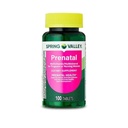 Jarné údolie Prenatálne multivitamíny/Multiminerálne pre tehotné a ošetrovateľské ženy Diétne doplnkové tablety, 100 gróf +Sticker, Dri Store.