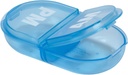 Ezy dávkovacia pocket Pharmacy Pill Box a medicína, vitamín Container, Daily, AM PM Planner and Storage, Snap Comppartments, Pack of 6, Colros May Vary