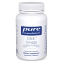 Pure Encapsulations O.N.E. Omega - Rybí olej Supplement for Heart Health, Joints, Skin, Eyes, and Cognition* - Rybí olej koncentrát s EPA a DHA - 60 Softgel kapsuly