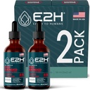 E2H Red banded polypore extrakt - Huba doplnok Formula pre imunitnú podporu, trávenie zdravie, energie a prírodnej imunity Boost (2 fľaše)