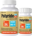 Ultra Polysacharidové železo Supplement Complex 350 Mg - Energetická podpora so železom - liečba anémie nedostatku železa - 125 mg vitamínu C a 1000 mcg Vitamín B12 - 30 kapsúl