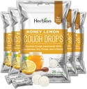 HERBION Naturals Kašeľ kvapky s medovou citrónovou príchuťou, Dietary Supplement, upokojuje Kašeľ, pre dospelých a deti viac ako 6 rokov, 125 Lozenges, balenie 5