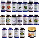 Hekma Center Supplements Package for MS - 18 Medicinal Herbs & Sidr Honey with Royal Jelly - 100% Natural, Pure Organic - Vegan - Supplements for M.S