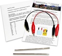 Koloidné striebro Generátor Drôt 99,99% Pure 12-Gauge (0,08 in./2,06 mm) Sada (2) 4-palcové tyčinky + Mini/Travel Generator - Obsahuje drôty + Kompletné pokyny