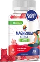 Horčík Gumičky pre deti a dospelých - 200 mg - Pokojné žuvačky horčíka - Dusičnan horečnatý Chewable Supplement for Mood & Muscle Podpora