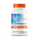 Doktor's BEST Serrapeptase, 40.000 SPU, podporuje Sinus Health, non-GMO, Vegan 90 Veggie Caps