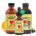 CHILDLIFE ESSIENTS Imunitná podpora 3-Pack - Tekutý vitamín C, prvá obrany, a Echinacea - Imunitné príslušenstvo doplnkov pre dojčatá, batoľatá a deti