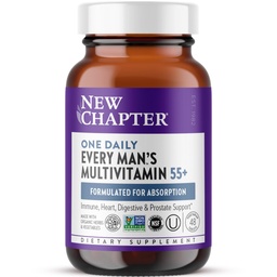 Nová kapitola Mužský multivitamín 50 Plus pre mozog, srdce, trávenie, prostata a imunitná podpora s 20+ Nutrienty + astaxantín - každý deň 55+, jemne na žalúdku - 48 n če