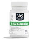 365 by Whole Foods Market, Vitamín B-50 Complex, Vegan, 90 Kapsule