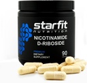 STARFIT - Nikotínamid D- Riboside, Booster NAD+, Energy & Focus Supplement, Anti- Aging Cellular Support, 90 kapsúl