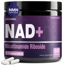 NAD doplnok - Nicotinamid Riboside Resveratrol 900 mg, Lipozomálne NAD doplnok pre ženy a mužov, NAD Plus Pure Organic