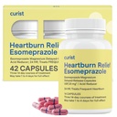 Curist Ezomeprazol 20mg Kapsule Oneskorené-Release - Acid Reflux Medicine for Heartburn Relief - 42 Count Capsules - Acid Reflux Relief