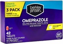 Berkley Jensen Omeprazol 20 mg tablety s oneskoreným uvoľňovaním - Tablety na zníženie kyseliny pálčivej - lieky na liečbu častého pálenia záhy - 3 x 14-dňové kurzy, spolu 42 grófov (balenie 1)