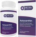 Prírodný astaxantín očný vitamín 10mg - Doplnky na podporu zdravia očí - Až 90 krát silnejší ako syntetický - Formuloval lekári - 3. Party Certified - 60 Softgels