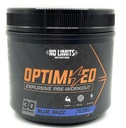"Optimized" Blue Razz Powder pre-Workout / Masívne čerpadlá / Zvýšenie svalovej hmoty, sila & Focus / Beta Alanyne + L- Citrulín + Betaine Anhydrous + Creatin + Caffeine Anhydrous / 30 Servings
