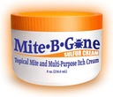 Mite-B-Gone Mite krém & Bite Relief - 10% Natural Blend Sulfur Cream pre multi-Purpose Bites, Redness, Svrbenie, & Irritation 