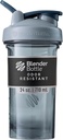 BlenderBottle Shaker Bottle Pro Series Perfect for Protein Shakes and Pre Cvičenie, 24-Ounce, Full-Color Grey