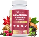 Menopauza Doplnky pre ženy, 10 miliárd CFU Probiotikum, 19-in-1 Multivitamín &Ashwagandha extrakt, DIM, Hormonálna rovnováha, Podpora Horúca riasy, nočné potenie, Mood, spánok
