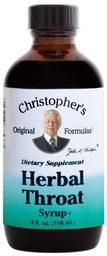 Christopher's Original Formules bylinné hrdlo sirup - 4 oz 