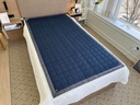 Grounding Queen Mat-Stainless Steel Fabric, 59x79 palcov (Námorné)