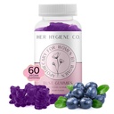 Jej hygiena Co. Chest Support Gumies for Women, Wellness & Confidence, Natural Herbal Blend, Multivitamín pre krivky, Fitness Cvičenie Supplement, Vegan & Non-GMO, Berry Flavor, 60 Count