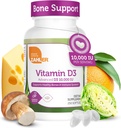 Zahler - Advanced Vitamín D3 10 000 IU Softgels (250 gróf) Košer Vegetarián Priateľsky Vitamín D pre imunitnú podporu, kosti, zuby a zdravie svalov - jednoduché prehltnutie VIT D 3