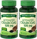 Nature's Truth Activated Charcoal, 2 Pack