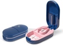 Pill Cutter Splitter, Compact Pill Cutter pre malé pilulky, Precision Pill Splitter pre tablety a vitamíny, Prenosné Pill Splitter pre cestovanie a každodenné použitie (modrá)