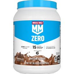 Svalové mlieko ZERO, 100 kalórií Proteín prášok, Čokoláda, 15g Proteín, 1,65 libra, 25 porcií