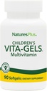 PrírodaPlus Deti Vita-Gels Multivitamín, Prírodná Orange chuť - 90 Softgels, balenie 2 - bez lepku - 180 Celkové služby
