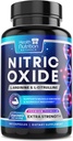 Posilňovač oxidu dusnatého 2560 mg - Extra sila L Arginín & Citrulín Doplnkové látky pre mužov a ženy - Premium Muscle Supporting Nitric Booster - Prírodná energia a podpora zdravia srdca - 180 kapsúl